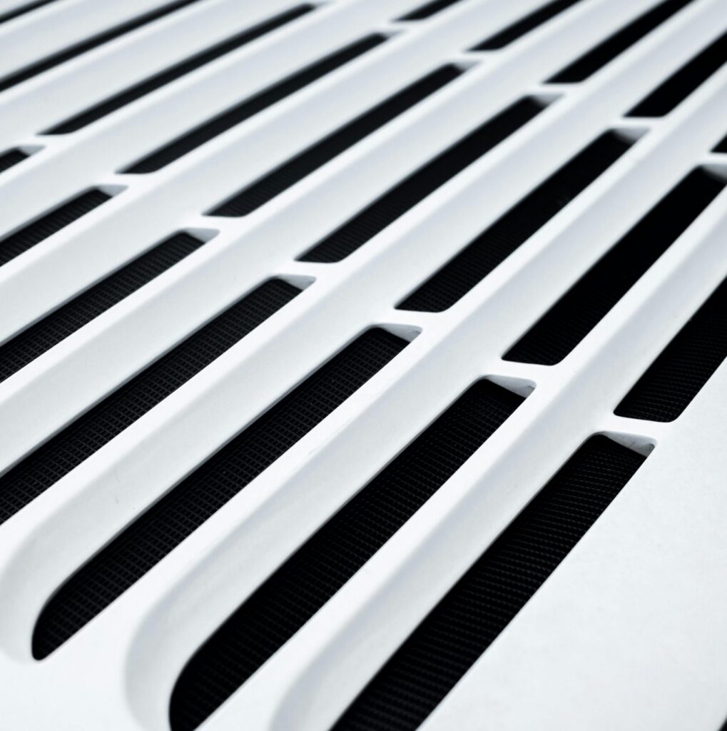 up-close of air vent